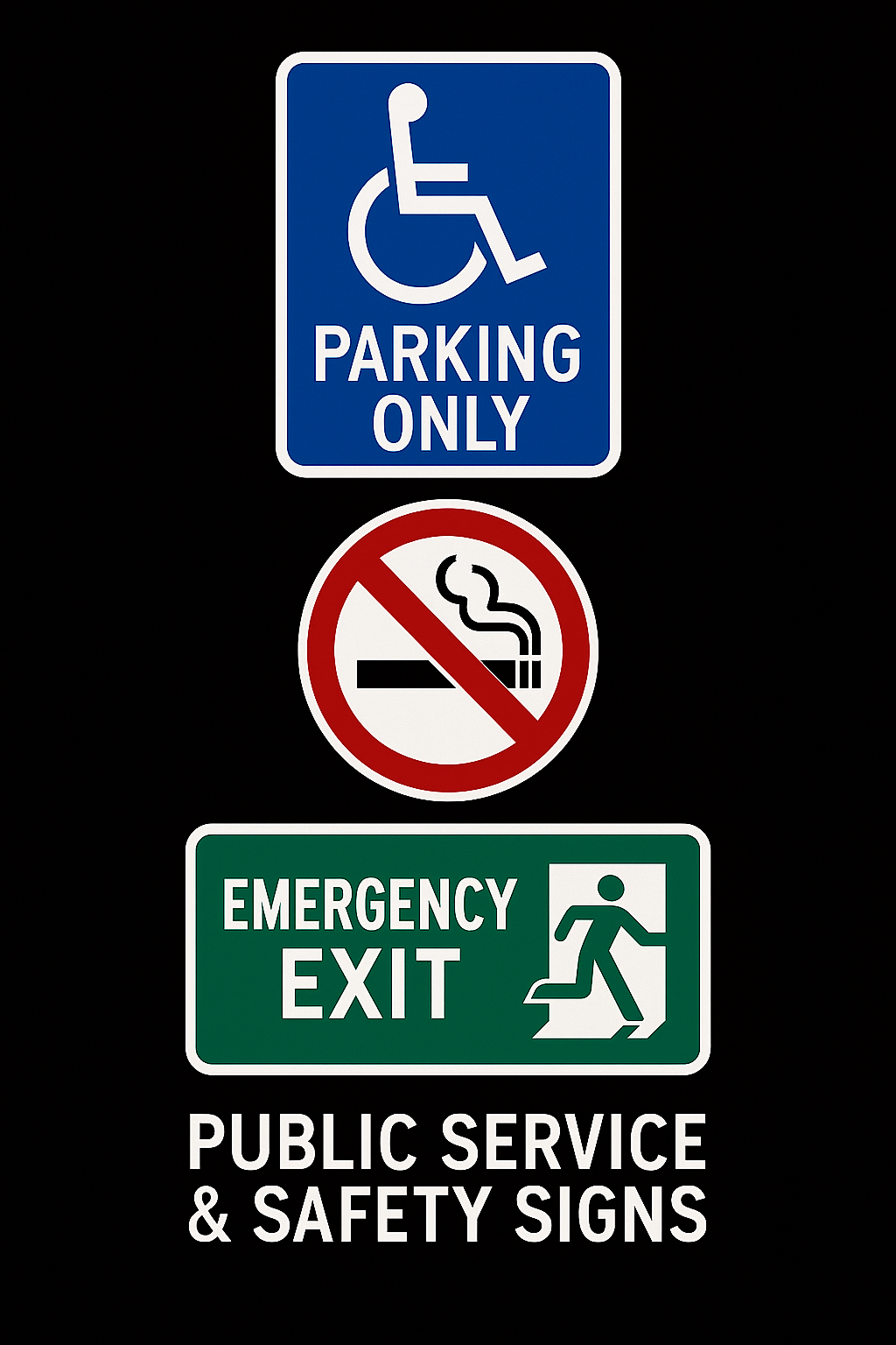 Public Service & Safety Signs